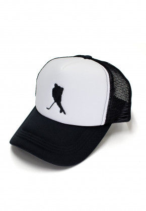 Бейсболка летняя Player White/Black